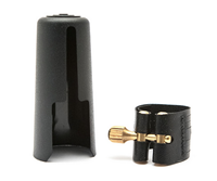 Rovner Dark Alto Saxophone Ligature and Cap สายรัดลิ้น และฝาครอบ รุ่นดาร์ค แซกอัลโต