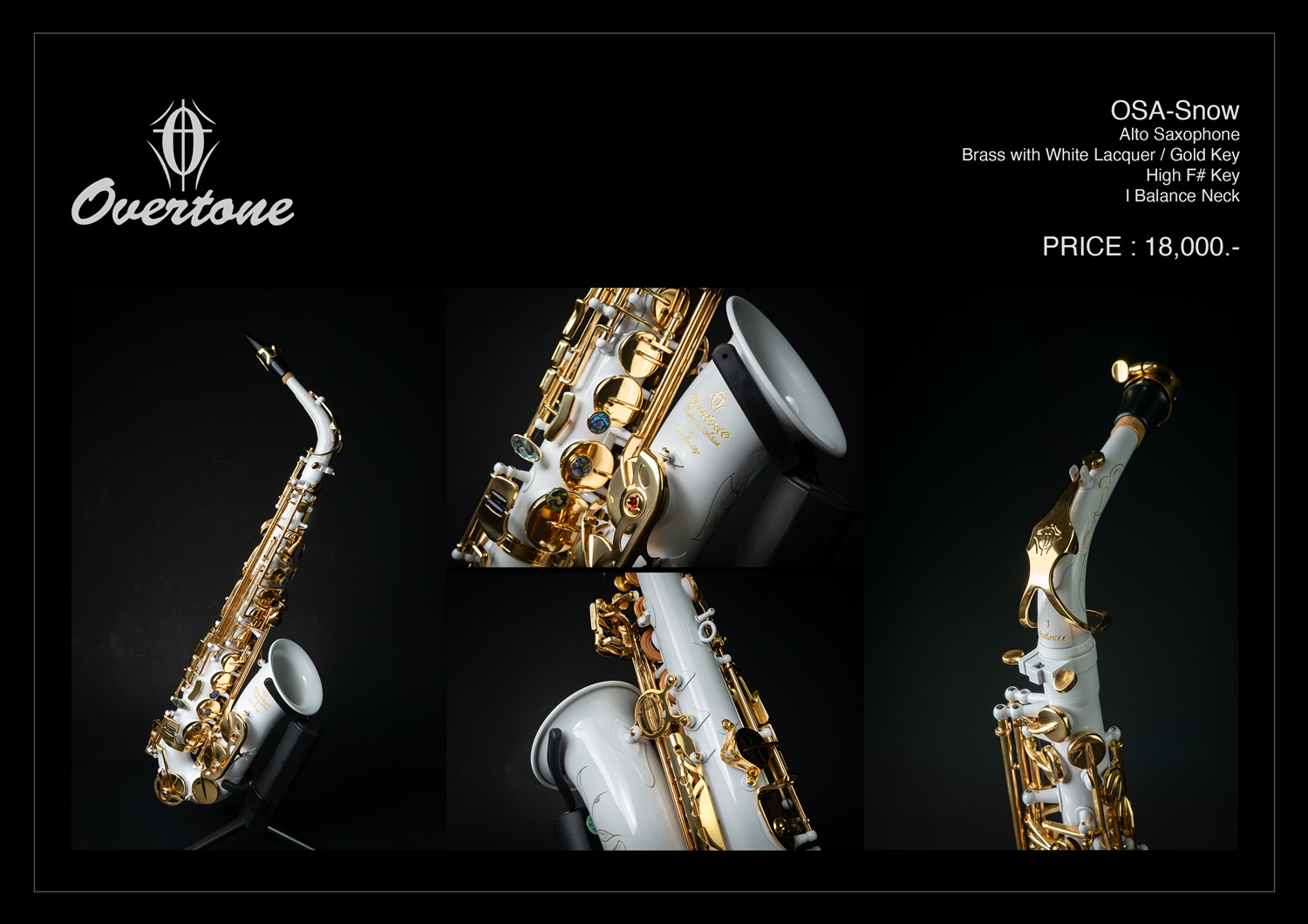 Overtone Alto Saxophone รุ่น Snow