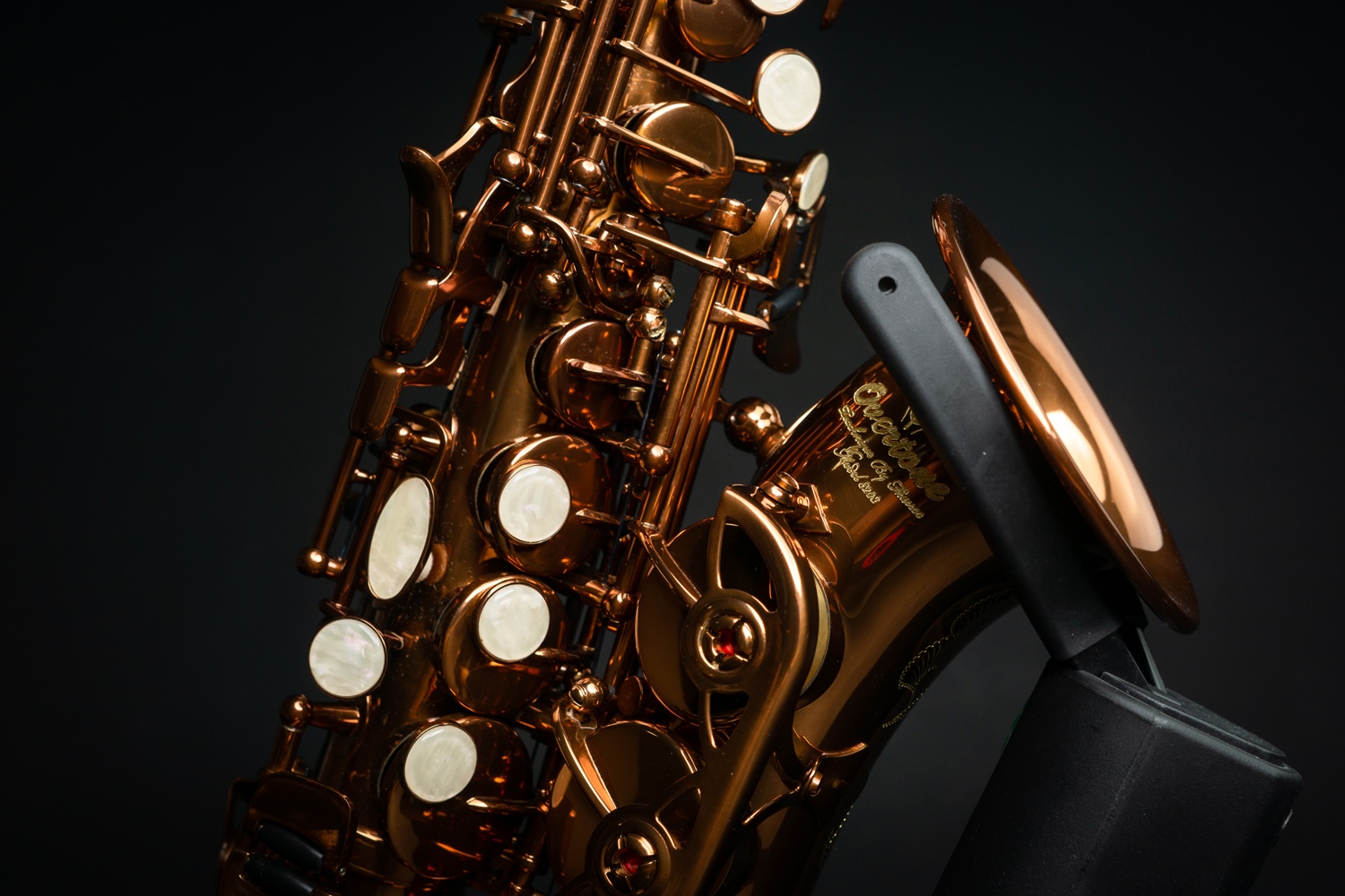 Overtone Soprano Curve Saxophone รุ่น chocolate OSSC-601