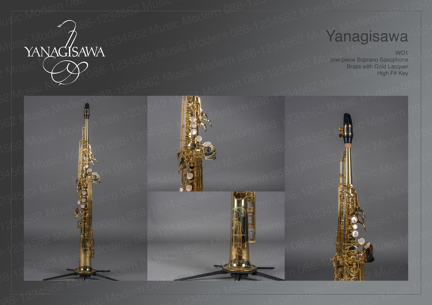 Yanagisawa Soprano Saxophone WO1 