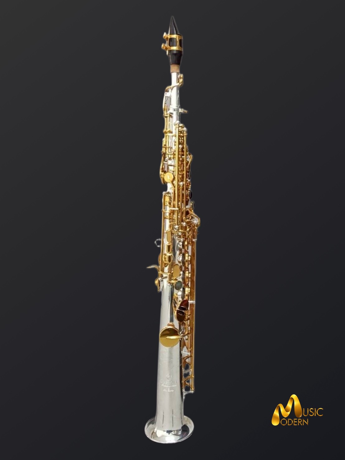 Overtone OSS-501EX Soprano Saxophone Silver Plated Gold Key