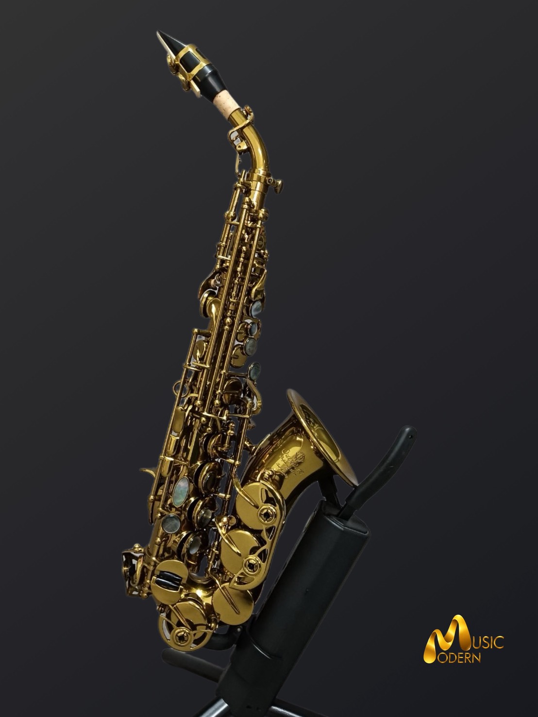 Overtone OSSC-180EX Curved Soprano Saxophone Dark Gold Lacquered
