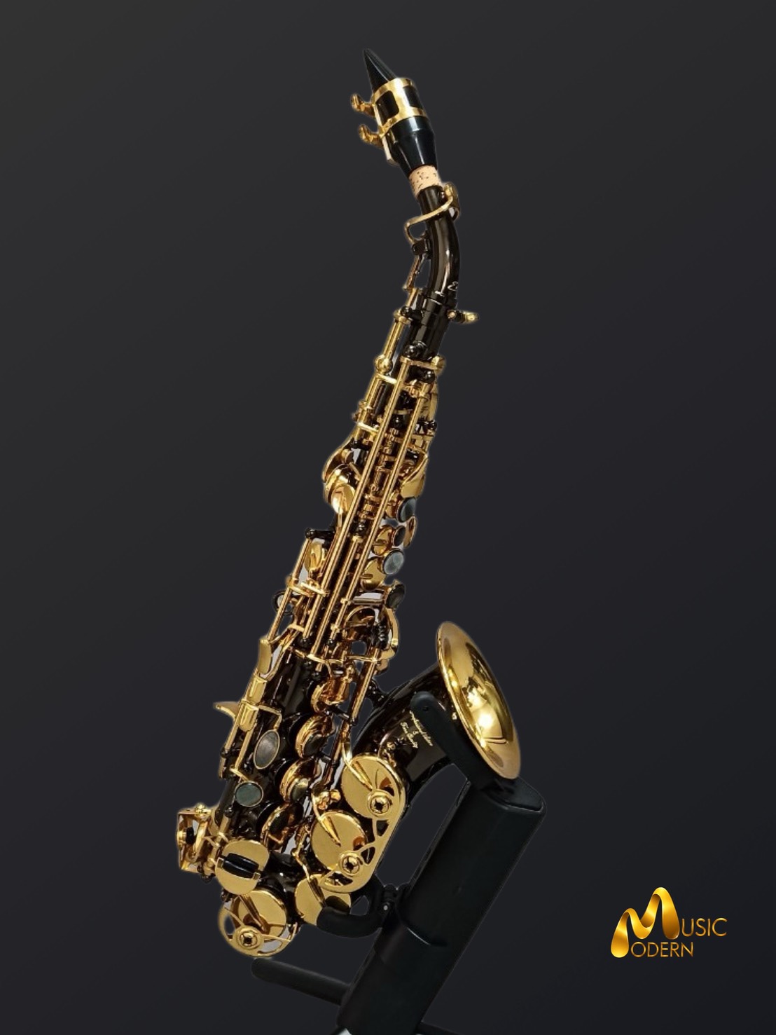 Overtone OSSC-180EX Curved Soprano Saxophone Black Lacquered