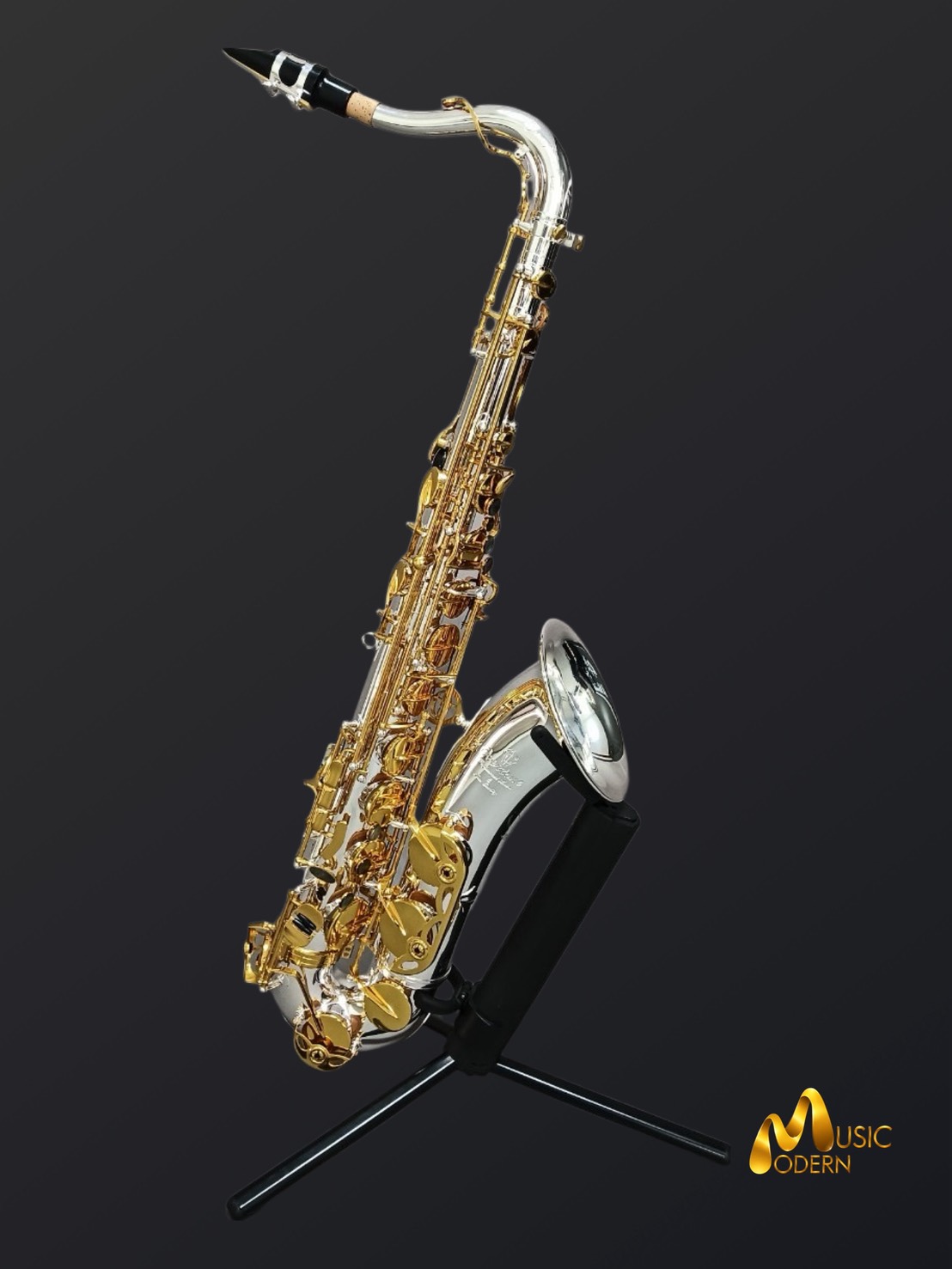 Overtone OST-501EX Tenor Saxophone Silver Plated Gold Key